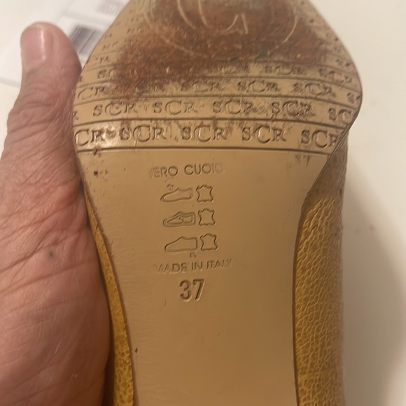 SERGIO CERRUTI ROMA ITALIAN SHOES. 3” hight and 3” inches thickness of heels - Picture 13 of 13